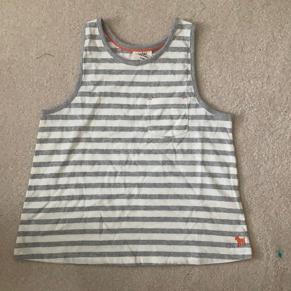 Mini boden striped tank NWOT